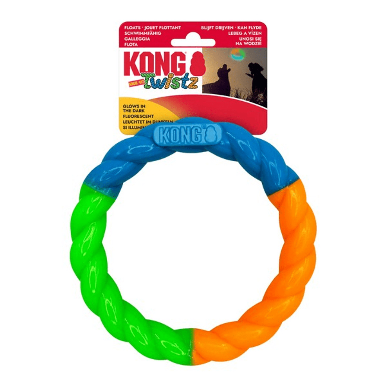 Kong Twistz High Viz Ring Small
