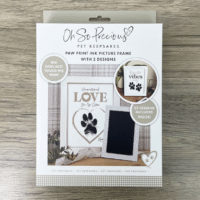 Oh So Precious Paw Print Frame With 2 Designs
