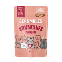 Scrumbles Krunchies Anti Hairball Cat Pillow Treats 60g