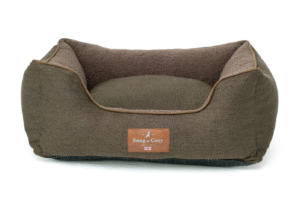 Snug & Cosy Heritage Rectangle Bed 107cm Coffee