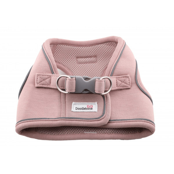 Doodlebone Dinky Dog Harness Chalky Pink 0.5 - Image 2