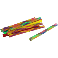 Tabby Patch Kitty Straws 12 Pack