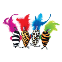 Tabby Patch Safari Feather Mouse