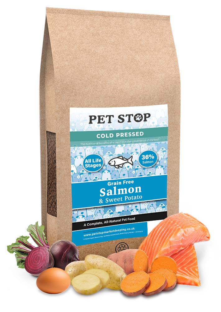Pet Stop Cold Pressed Salmon Grain Free 2kg