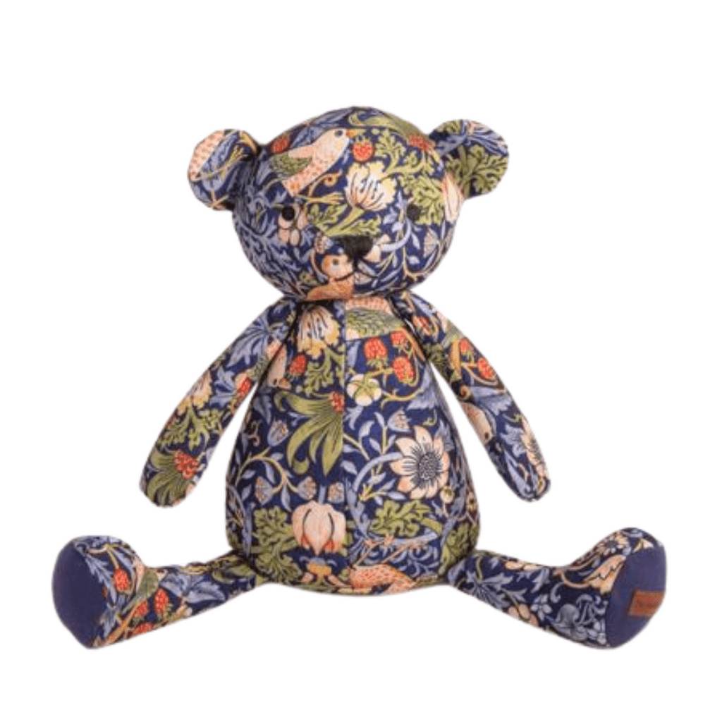 William Morris Strawberry Thief Bear