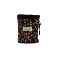 Barkley & Fetch Treat Bag Black Ditsy