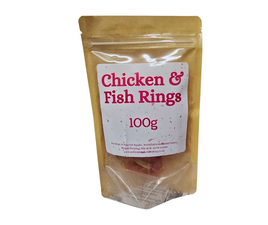 Chicken & Fish Rings 100g