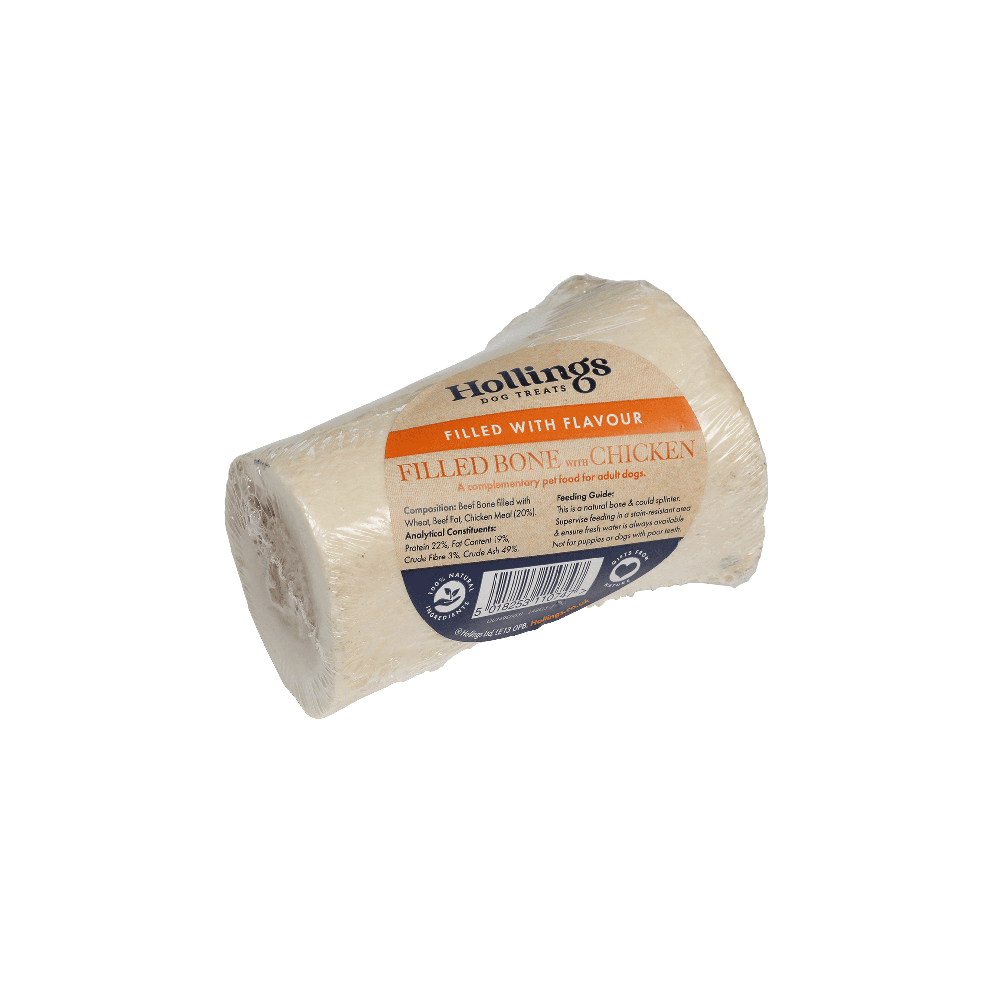Hollings Chicken Filled Bone 190g