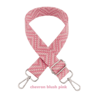 Little Ginger Bag Strap Chevron Pink