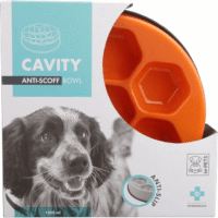 M Pets Slow Feeder Round Orange