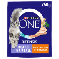 Purina One Cat Coat & Hairball Chicken 750g
