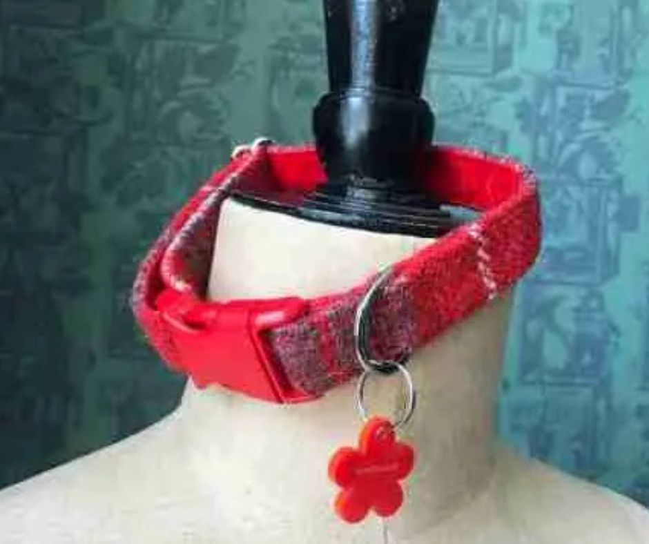 Scrufts Collar Ruby Red Medium