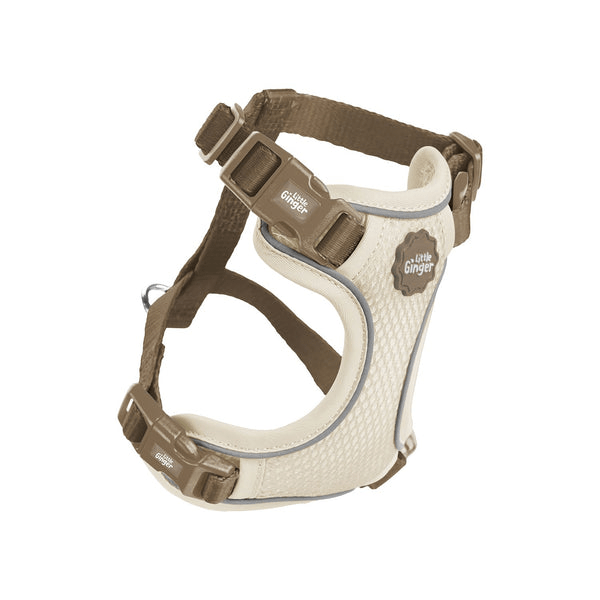Little Ginger Small Dog Harness 2XS Cafe Latte