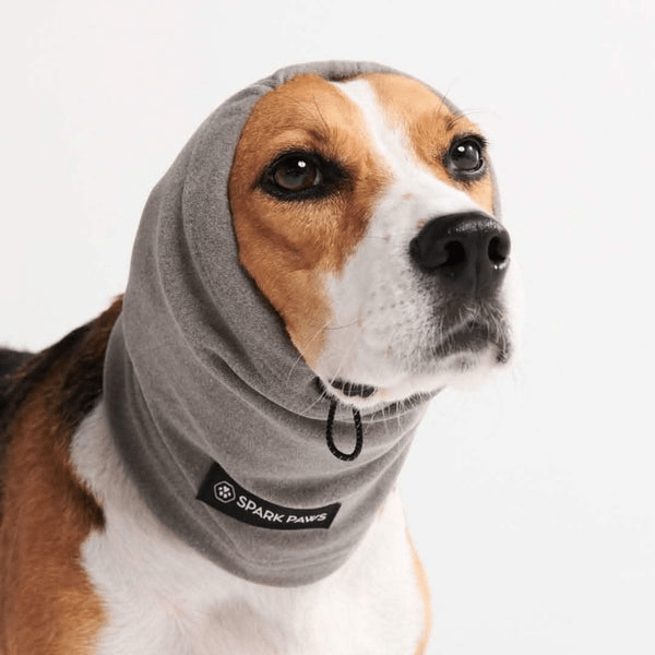 Spark Paws Calming Ear Muffs Medium Grey