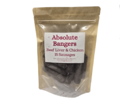 Absolute Bangers Beef Liver & Chicken Sausages