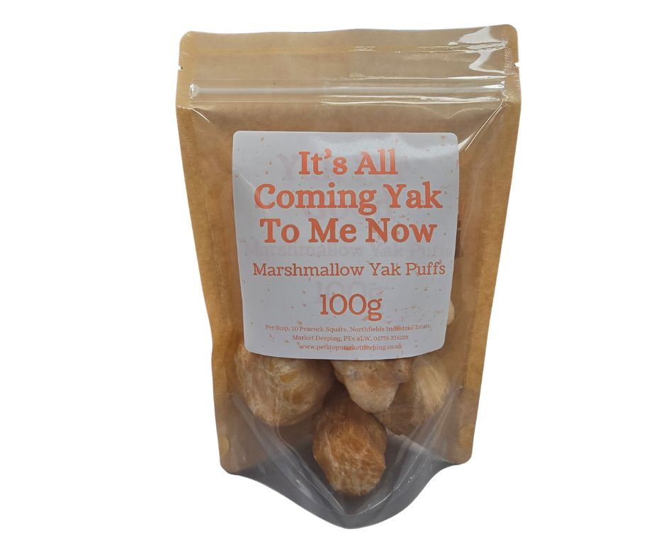 It's All Coming Yak To Me Now Marshmallow Yak Puffs 100g