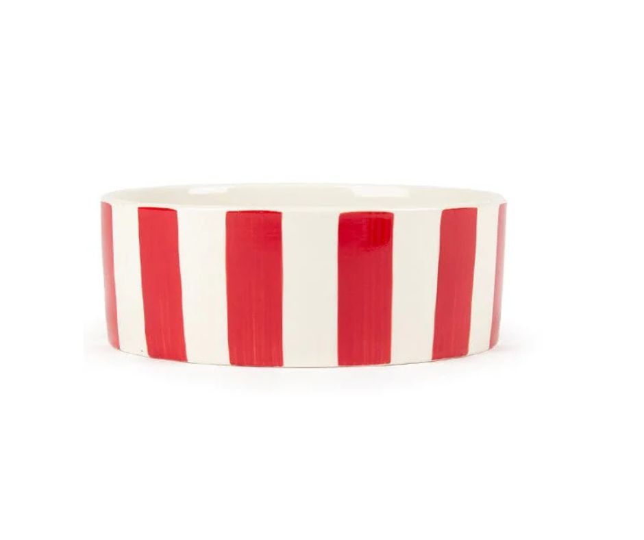 Scruffs Bowl Amalfi Stripe Red 19cm
