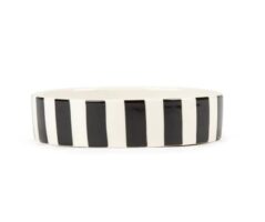 Scruffs Saucer Amalfi Stripe Black 13cm