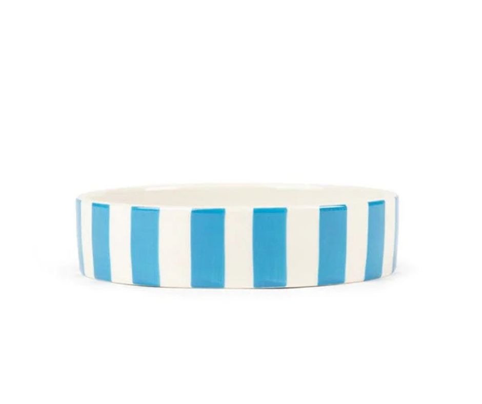 Scruffs Saucer Amalfi Stripe Blue 13cm