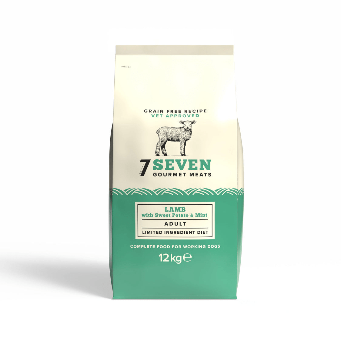 Seven Grain Free Adult Lamb 12kg