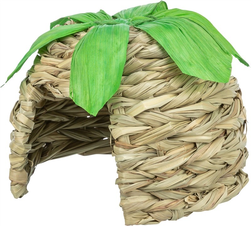 Trixie Grass House With Corn Leaves 13cm
