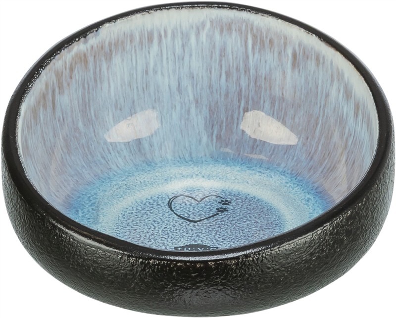 Trixie High Backed Bowl Embossed Assorted 15cm