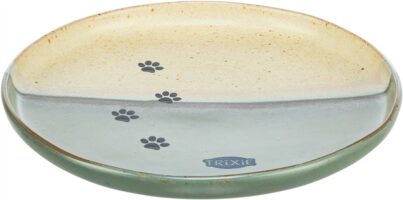 Trixie Saucer Green & Beige 16cm
