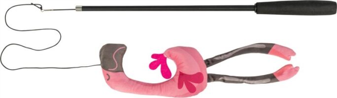 Trixie Telescopic Play Rod Flamingo
