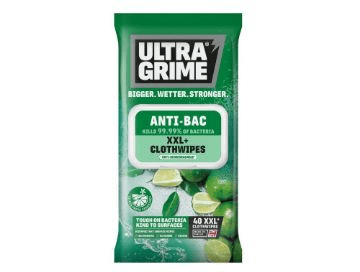 Ultra Grime Anti Bacterial Wipes 40 Pack