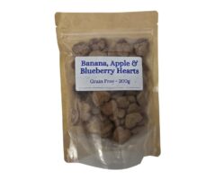 Banana, Apple & Blueberry Hearts 200g