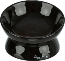 Trixie Ergonomic Tilted Bowl Black 17cm