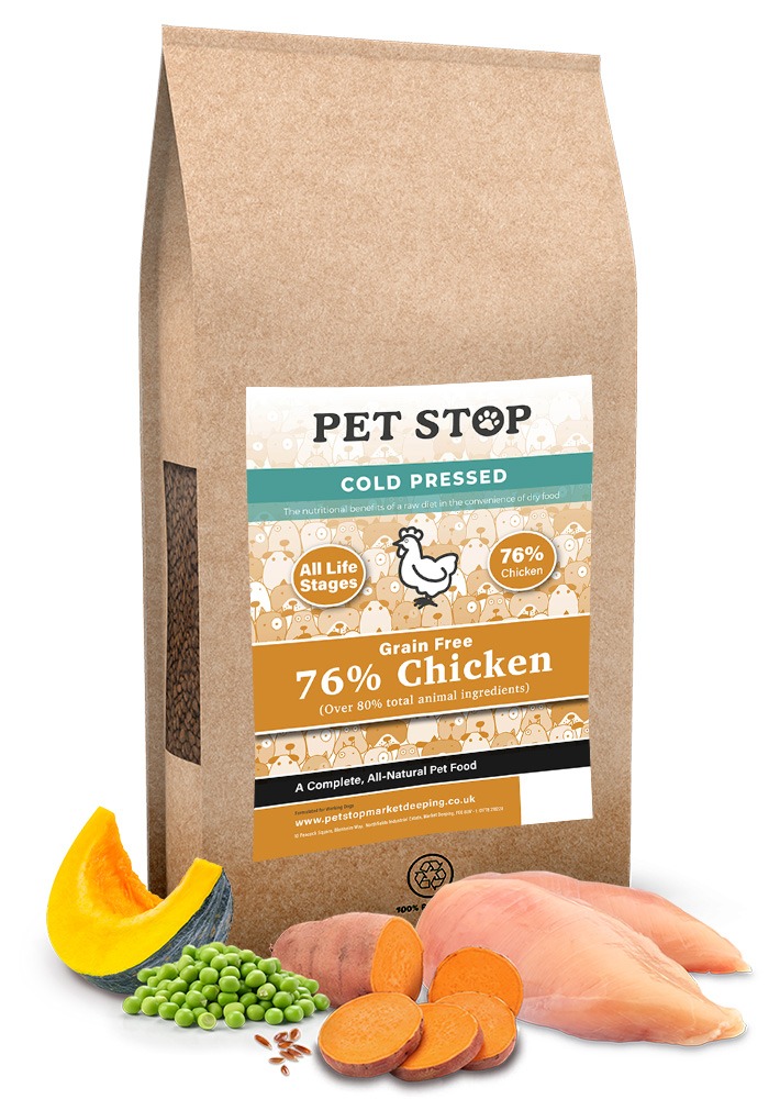 Pet Stop Cold Pressed Chicken 80/20 2kg