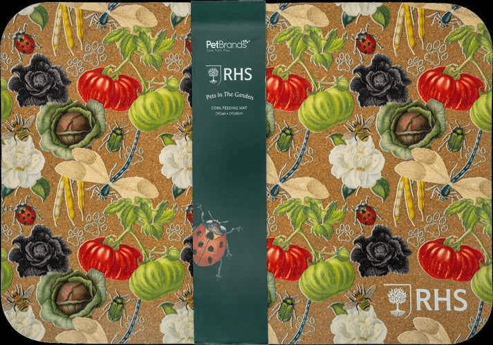RHS Pets In The Garden Cork Feeding Mat