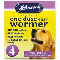 Johnsons One Dose Wormer Extra Large Dogs
