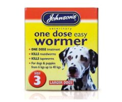 Johnsons One Dose Wormer Large Dogs